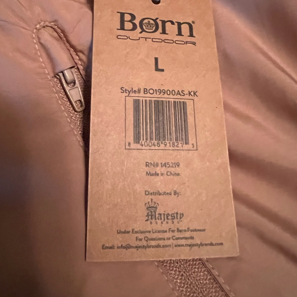 BORN - light,  rain, jacket. Born, size L